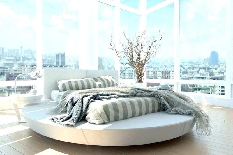 Round Bed Ideas For Different Bedroom Interior Designs